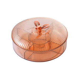 Round Candy Box With Lid 1-3L Capacity For Home Storage Fruit Platter Decorative Storage Boxes - Product Image 1