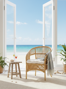 Fabiano Rattan <b>Chair</b> Indonesia Modern Stylish Comfortable <b>Outdoor</b> Furniture Handcrafted Durable Premium Quality Hotel Apartment - Product Image 4