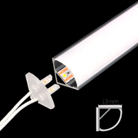Barre lumineuse LED linéaire d'angle à 90 degrés 12V/24V, connexion sans soudure, découpable pour cuisine, placard, armoire à chaussures