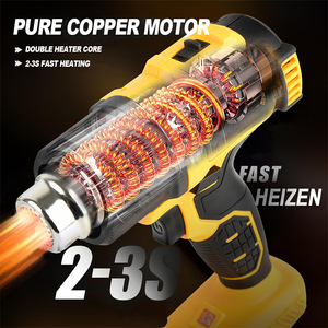 Autojare 20V herramientas de sellado de alta potencia varillas térmicas de cera recargable de litio eléctrico inalámbrico <span class=keywords><strong>pistola</strong></span> de aire caliente pistolas de calor - Product Image 4