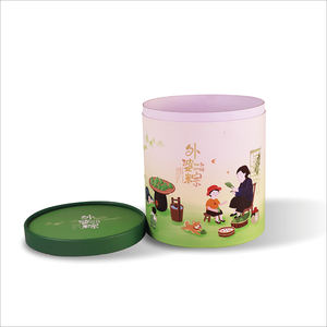 Food grade <b>round</b> cylinder <b>box</b> custom logo printed cylinder gift <b>box</b> for food packaging - Product Image 5