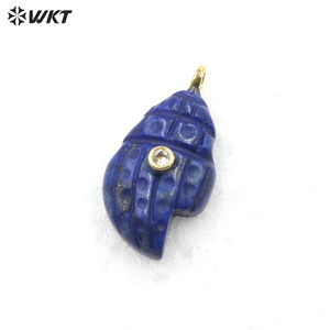 WT-<span class=keywords><strong>P2122</strong></span> จี้รูปเปลือกหอยประดับพลอยธรรมชาติและเพทาย ดีไซน์น่ารักสไตล์ยอดนิยม สำหรับทำต่างหูแฮนด์เมด อุปกรณ์ DIY - Product Image 4