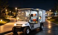A2.GC Vehículo de 2 Plazas con Función de Transporte Seguro para Estudiantes a Corta Distancia, Conducción Estable a Baja Velocidad