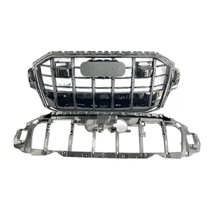 Schwarze Farbe Auto Front stoßstange Face Lift Kühlergrill Für Audi Q7 Sq7 Frontgrill Mesh Honeycomb Abs Material 2019-2022