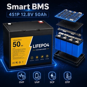 Batterie LiFePO4 12,8 V 50 Ah à décharge profonde pour camping-car, caravane, motorhome, stockage d'énergie solaire hors réseau - Product Image 2
