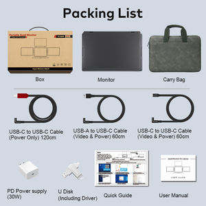 Nuevos Productos 2026, Monitor Portátil IPS FHD, Extensor de Pantalla para Laptop con Soporte Metálico Ajustable, Conexión Tipo-C para Laptop - Product Image 6