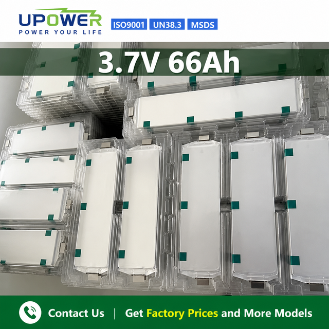Rechargeable 3.7v E66 NMC LI-Polymer Battery 60Ah 66Ah 63Ah Pouch Cell for Car and Electric Vehicles EV Application