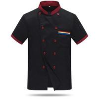 Vêtements de travail personnalisés pour serveurs et serveuses, hôtels, restaurants, cafés, bars, uniformes de travail, chemises à manches courtes, vestes de chef