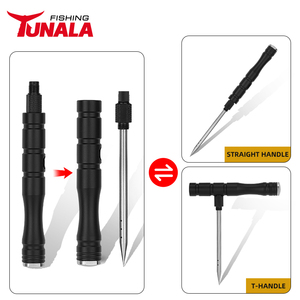 Martello da Pesca Multifunzionale Tunala in Lega di Alluminio, Ago per Pungere il Pesce in Acciaio Inox 304, Attrezzi per Stordire il Pesce - Product Image 2
