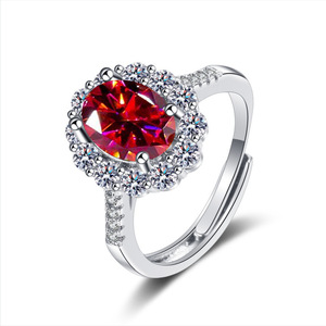 Nuovo Anello 'Cuore dell'Oceano' con Zaffiro e Gemme Colorate per Donne, Prezzo all'Ingrosso di Fabbrica - Product Image 4
