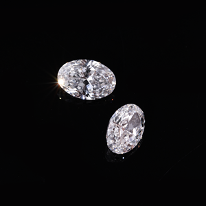 เครื่องประดับเพชร CVD ขายส่ง 2 กะรัต รูปทรงวงรี สี D ความสะอาด VVS2 พร้อมตัวเรือนเพชร CVD ราคาขายส่ง - Product Image 5