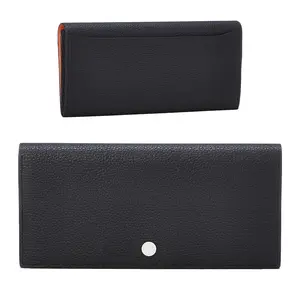 Hot Sell Wholesale China Made Long Wallet Customizable Size And Color Men's Quality Leather Wallet