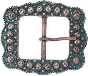 Boucle Sunburst en cuivre patiné antique - Product Image 1