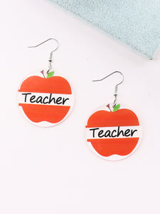 2025ใหม่ต่างหูอะคริลิคสีรุ้งทำด้วยมือต่างหูห้อยสำหรับคุณครูสำหรับผู้หญิงเด็กผู้หญิง - Product Image 3