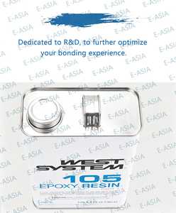 Resina Epoxi ZSW54 WEST SYSTEM 105-B, 3.7L, Transparente, Baja Viscosidad, Resina Epoxi Marina para Reparación de Embarcaciones, Laminación de Compuestos - Product Image 6
