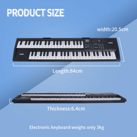 Factory Direct Plastic 88-Key Electronic Piano Keyboard-Double Row Professional Grade for Adult Players & Music Schools
