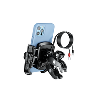 Nouvel arrivage Support de téléphone intelligent à dégagement rapide Support de téléphone pour vélo électrique avec chargeur USB Support de téléphone portable pour moto