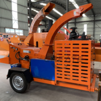 Broyeur de bois mobile broyeur broyeur broyeur de bois haute capacité déchiqueteuse de bois