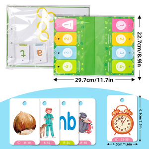 Mẫu giáo homeschool từ tầm nhìn THẺ <span class=keywords><strong>FLASH</strong></span> chính tả đọc lớp đầu tiên CVC từ ngữ âm trò chơi - Product Image 5