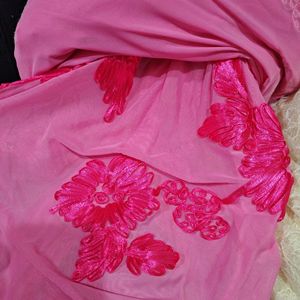 Lưới đàn hồi vành đai thêu vải 3D Hibiscus hoa vải ruy băng vải thêu áo cưới Áo Tắm đồ lót ren - Product Image 5