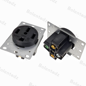 アメリカ製250V 50A 4穴NEMA 14-50R米国発電機コンセントアンチオフ業界電源ソケットプラグインラインワイヤーコネクタ - Product Image 3