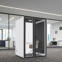 UNIBOOTH Pods de bureau insonorisés multifonctions durables Design moderne mobile intimité réunion enregistrement bureau à domicile hôtel