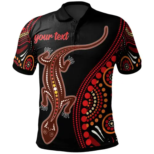 Новейший дизайн, австралийская оригинальная Персонализированная рубашка-поло с изображением ящерицы в горошек, австралийские размеры, рубашки на заказ, Прямая поставка