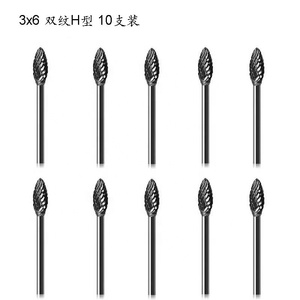 3*6 10 cái/bộ mm cacbua rắn quay để xử lý vật liệu kim loại - Product Image 3