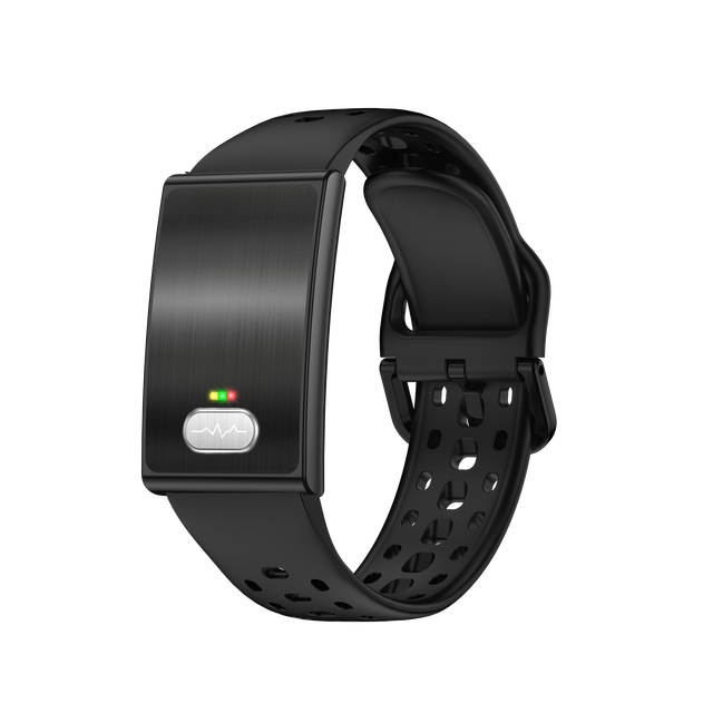 2026 ECG Smart Bracelet ES02 APP Control Heart Rate Blood Oxygen Fintness Tracker IP68 Waterproof Unisex Design