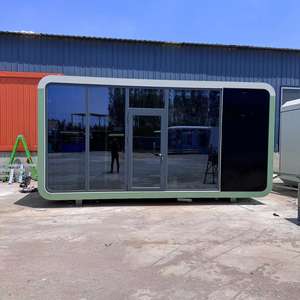 Maison Modulaire Préfabriquée de Luxe, Portable, Mini Maison Mobile, Cabane Moderne <span class=keywords><strong>en</strong></span> Forme de Pomme pour l'Extérieur, Hôtel Pod, à <span class=keywords><strong>Vendre</strong></span> - Product Image 3