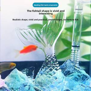 Internet célébrité glace bleu cristal pierre château carrousel moulin à vent pour <span class=keywords><strong>aquarium</strong></span> aménagement paysager Micro aquariums accessoires - Product Image 3