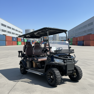 Voiturette <span class=keywords><strong>de</strong></span> golf électrique tout-terrain 5-6 places, véhicule <span class=keywords><strong>de</strong></span> tourisme <span class=keywords><strong>utilitaire</strong></span>, vitesse 30-50 km/h, idéale pour les centres <span class=keywords><strong>de</strong></span> villégiature, hôtels et campus - Product Image 4