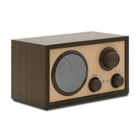 Radio HIFI vintage en bois, portée de fréquence de 88MHz à 108MHzv, avec haut-parleurs stéréo intégrés, pour bureau