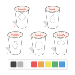 Gobelets en carton personnalisés avec logo de marque, creux et rotatifs, jetables, roses, à double paroi, pour <span class=keywords><strong>café</strong></span> - Product Image 5
