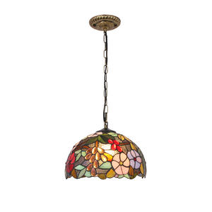 Lámpara Colgante de Vidrio Estilo Retro Creativo, Tamaño Mediano, para Cafetería, Barra, Dormitorio, Entrada, Balcón, Alimentación por CA, Arte en Vidrio - Product Image 3