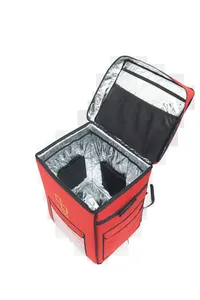 Sac de livraison en nylon imperméable isolé pour aliments chauds/froids personnalisé Capacité de 50 litres Tan90 Solutions thermiques - Product Image 2