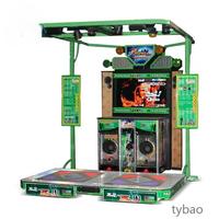 Source fabricants ventes directes chaude deux joueurs machine de jeu vidéo d'arcade machine de danse