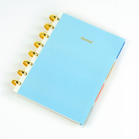 Carnet de planification de fitness personnalisé avec reliure à disques et couverture en PP pour mes objectifs d'entraînement