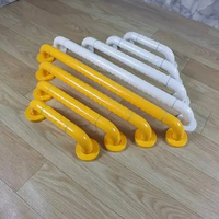 Barre d'appui WC murale en acier inoxydable accessible pour seniors, usage hospitalier, sécurité salle de bain, antidérapante, renforcée, moderne