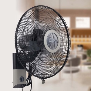 Winningstar Wall Mounted <b>Fan</b> 16 Inch High Velocity Electric Black And Gray - Product Image 2