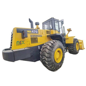 Used Original Japan Komatsu WA470 Loader <b>Second</b> <b>Hand</b> WA470 Wheel Loader Front Loader - Product Image 1