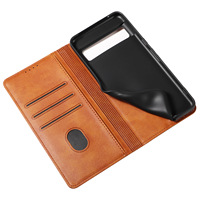 Étui Portefeuille de Luxe en Cuir à Rabat Antichoc pour Téléphone Portable Google Pixel 9 8A 7 6 Pro 6A 4 5 XL 4A 5G