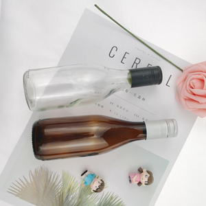 Wholesale <strong>187ml</strong> 350ml 500ml 750ml Transparent <strong>champagne</strong> Glass <strong>Bottle</strong> Red Wine <strong>Bottle</strong> with Screw Cover - Product Image 2