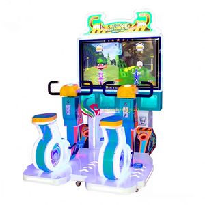 เครื่องเกมอาร์เคดจักรยานแข่งแบบอินเทอร์แอคทีฟธีมกีฬาสำหรับเด็ก รุ่น Little Knight รองรับผู้เล่น 1-2 คน ใช้ไฟ 110V/220V - Product Image 5