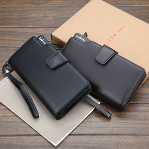 Portafogli Clutch da uomo con cinturino a manico portafoglio Clutch da uomo in pelle a sezione lunga con cerniera - Product Image 3