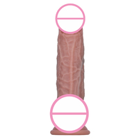 Masturbation féminine, gros dildos épais, jouets sexuels anaux pour femmes, dildos réalistes en silicone liquide, doux, écologiques, gros dildos pour femmes