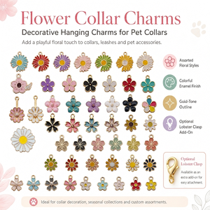 Colgantes de esmalte de varios estilos, dijes de aleación para collares, accesorios decorativos para mascotas, dijes para hacer joyas colgantes para collares de perros y gatos - Product Image 1