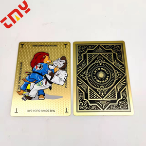 Großhandel Cartoon Gold Anpassen Grafiken Sammlerstück Spiel <span class=keywords><strong>Joker</strong></span> Karten spielen - Product Image 6
