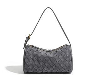 Hot Selling Woven Suede Lightweight Durable Zipper Closure Trendy Women's Shoulder Crossbody Clutch Small Bag - Product Image 3