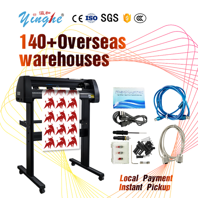 Yinghe High Quality 720J Automatic Cutting Plotter Machine 2ft Signmaster Vinyl Sticker Pu Automatic Edge 720mm Cutter Plotter